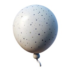 A balloon with a white background. The balloon is the main focus of the image. The color green is used to create a sense of happiness and joy