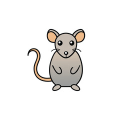 Galapagos Rice Rat Mouse Icon Vector