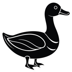 Minimalist tiger logo in vector art illustration