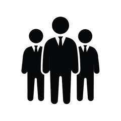 Silhouettes of people against sunset background