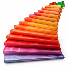 Rainbow Stack of Cloth A Colorful Collection