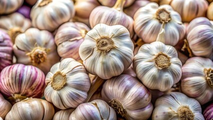 Garlic Bulbs Close Up A Symphony of Flavors, garlic , cloves , bulb , flavor
