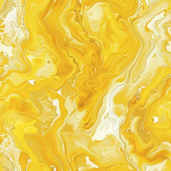 Elegant Yellow Marble Dye Seamless Pattern with Rich Surface Texture and Swirling Motifs for Wallpaper, Wrapping Paper, and Textile Design