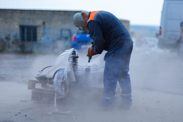 sandblasting of car elements, restoration of power elements. Rust removal