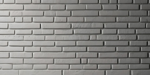 Fototapeta premium Brick wall background, white brick wall texture wallpaper