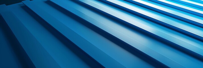 Obraz premium a blue background with horizontal lines