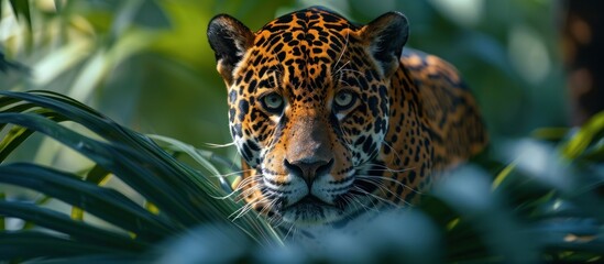 Jaguar in the Rainforest