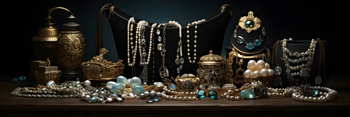 Exquisite Collection of DK Jewelry - A Symphony of Gold, Diamonds, and Gemstones