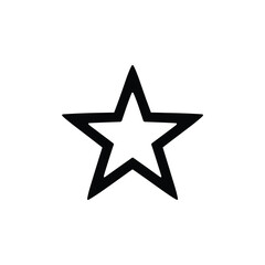 Fototapeta premium Star Icon vector. Simple flat symbol