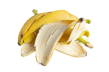 peeled banana isolated on white © Krzysztof Bubel
