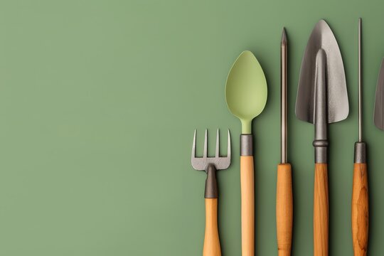 Gardening implements for efficient planting, implements, horticultural tools