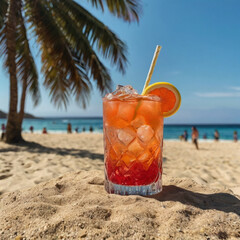 cocktail on the beach