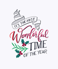 Merry Christmas, typography poster, vector, greeting card, social media post, banner, poster, flyer, decoration card, invitation card, Merry Christmas typography, holiday wish card