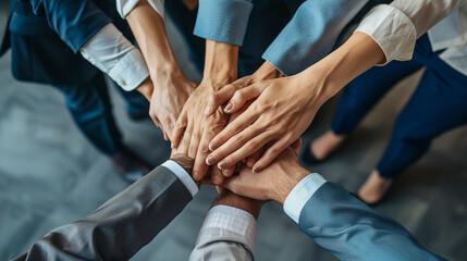 Close-Up View of Young Business People