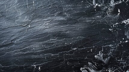 Obraz premium Black slate with white chalk smudge