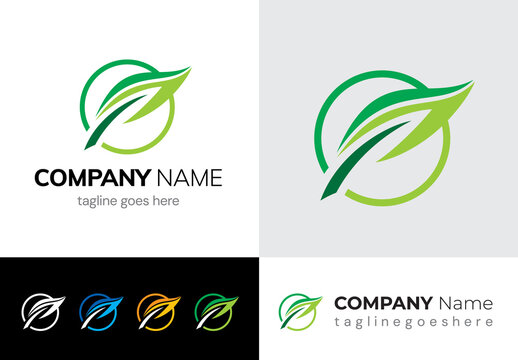 Leaf Ecology Logo Template