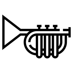 Trumpet Icon Vector