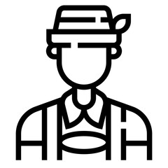 Tyrolean Icon Vector