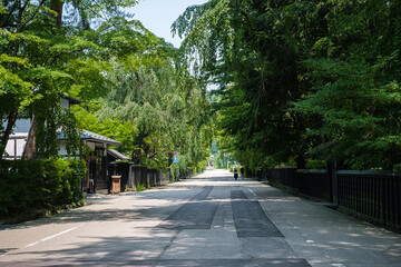  秋田県角館武家屋敷通り