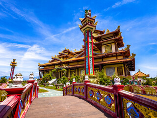 Quan The Am Pagoda in Da Nang, marble mountains, Vietnam