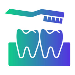 teeth Gradient icon