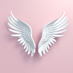 Obraz premium angel with heart