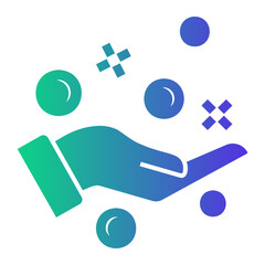 hand Gradient icon