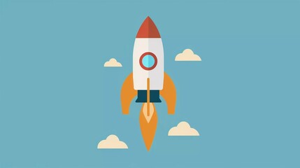 Very good SEO Optimization Rocket Icon