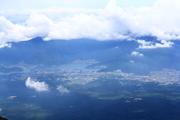 富士山から見る景色