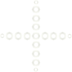 pearl font,  plus symbol