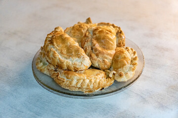 Typical Argentine empanadas. It is a traditional dish.
