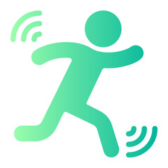 motion sensor gradient icon