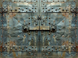 old metal door