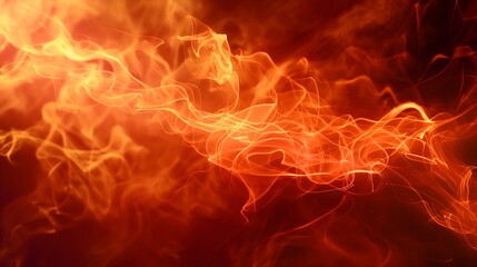 37. Design an abstract 3D rendered background featuring swirling smoke and dynamic lighting effects.