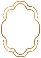 decorations and gold frames 