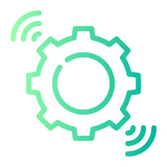 gear gradient icon