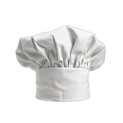 A white chef's hat with a white band