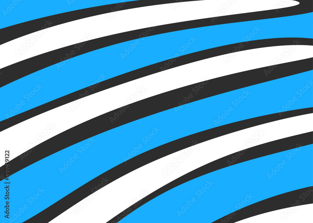 Poster simple background with gradient wavy lines pattern