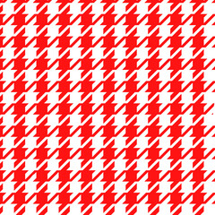 illustration of the classic houndstooth pattern, a common textile pattern characterized by broken checks or abstract four-pointed shapes, fabric, basic, simple, uniform, texture