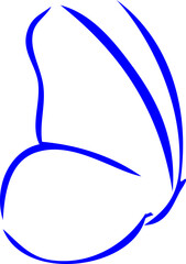 butterfly line art illustrations