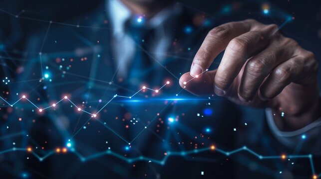Cost and quality control, business strategy and risk management concept generative ai