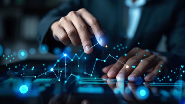 Cost and quality control, business strategy and risk management concept generative ai