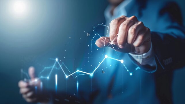 Cost and quality control, business strategy and risk management concept generative ai