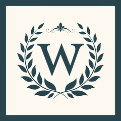A Royal Style W Letter Logo Design