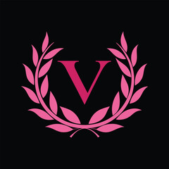 V Letter Logo Design