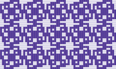 Seamless traditional woven pattern called Anyaman
