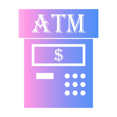 ATM Center Gradient icon
