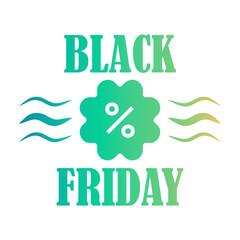 black Friday Gradient icon