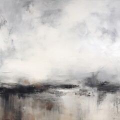 Obraz premium misty morning mist