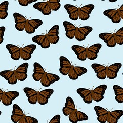 pattern with butterflies